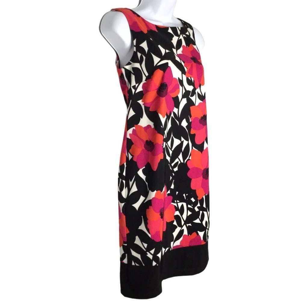 Ab Studio Floral Print Sleeveless Sheath Dress - Picture 2 of 11